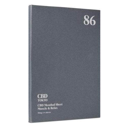 CBD patch muscle sheet CBDTokyo 89 front