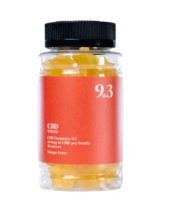 Mango CBDTokyo CBD Gummy 9.3mg of CBD per gummy – 50 gummies per bottle