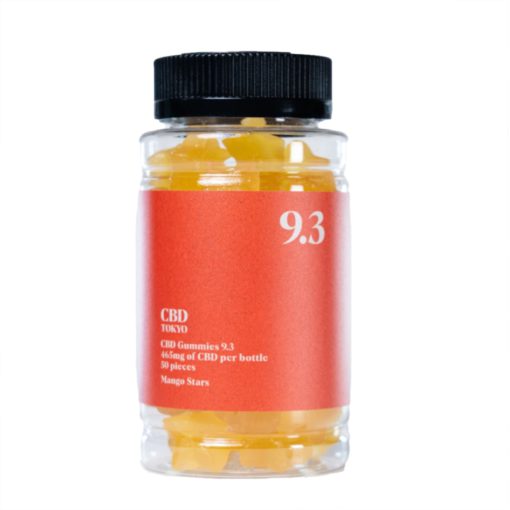 Mango CBDTokyo CBD Gummy 9.3mg of CBD per gummy – 50 gummies per bottle