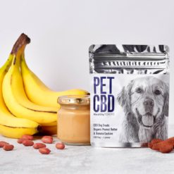 PetCBD Dog Treats 5mg Organic Peanut Butter and Banana ingredients
