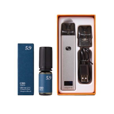 CBDtokyo-vape-set-favostix silver