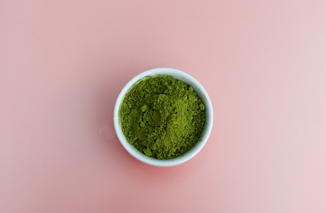 Matcha powder background