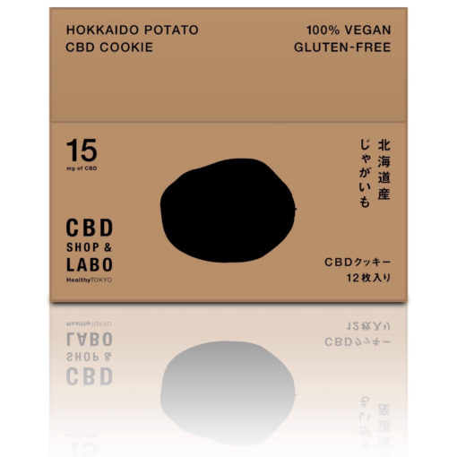 Hokkaido Potato CBD Cookie “15“ by HealthyTOKYO (set of 12)