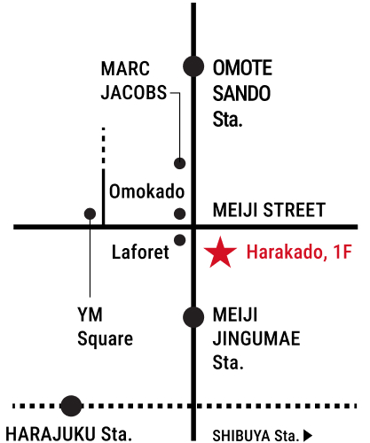 HealthyTOKYO-Shop&Labo-Harakado-map