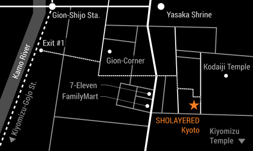 HealthyTOKYO Kyoto store map details