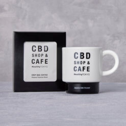 HealthyTOKYO Original CBD Café Set – Mug & Drip Coffee 5-Pack
